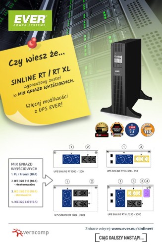 UPS EVER SINLINE RT XL 1250-674414