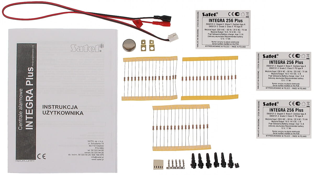 PŁYTA CENTRALI ALARMOWEJ INTEGRA-256-PLUS/EN SATEL-934323