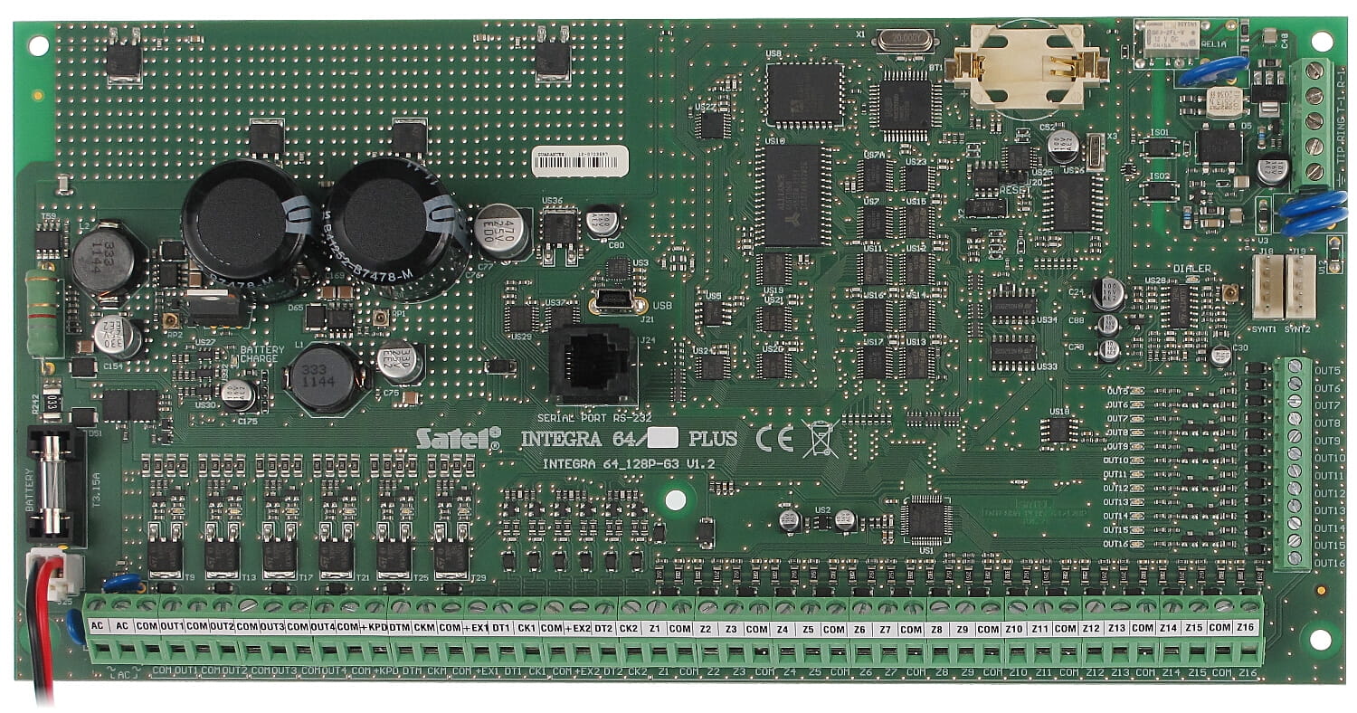 PŁYTA CENTRALI ALARMOWEJ INTEGRA-64-PLUS/EN SATEL-934343
