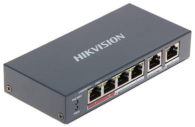 Switch PoE DS-3E0106P-E/M 6-PORTOWY Hikvision-1158112