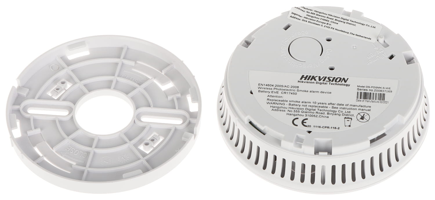 BEZPRZEWODOWA CZUJKA DYMU AX PRO DS-PDSMK-S-WE Hikvision-1199049