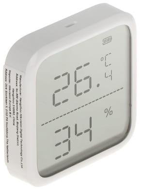 BEZPRZEWODOWA CZUJKA TEMPERATURY AX PRO DS-PDTPH-E-WE Hikvision-1213738