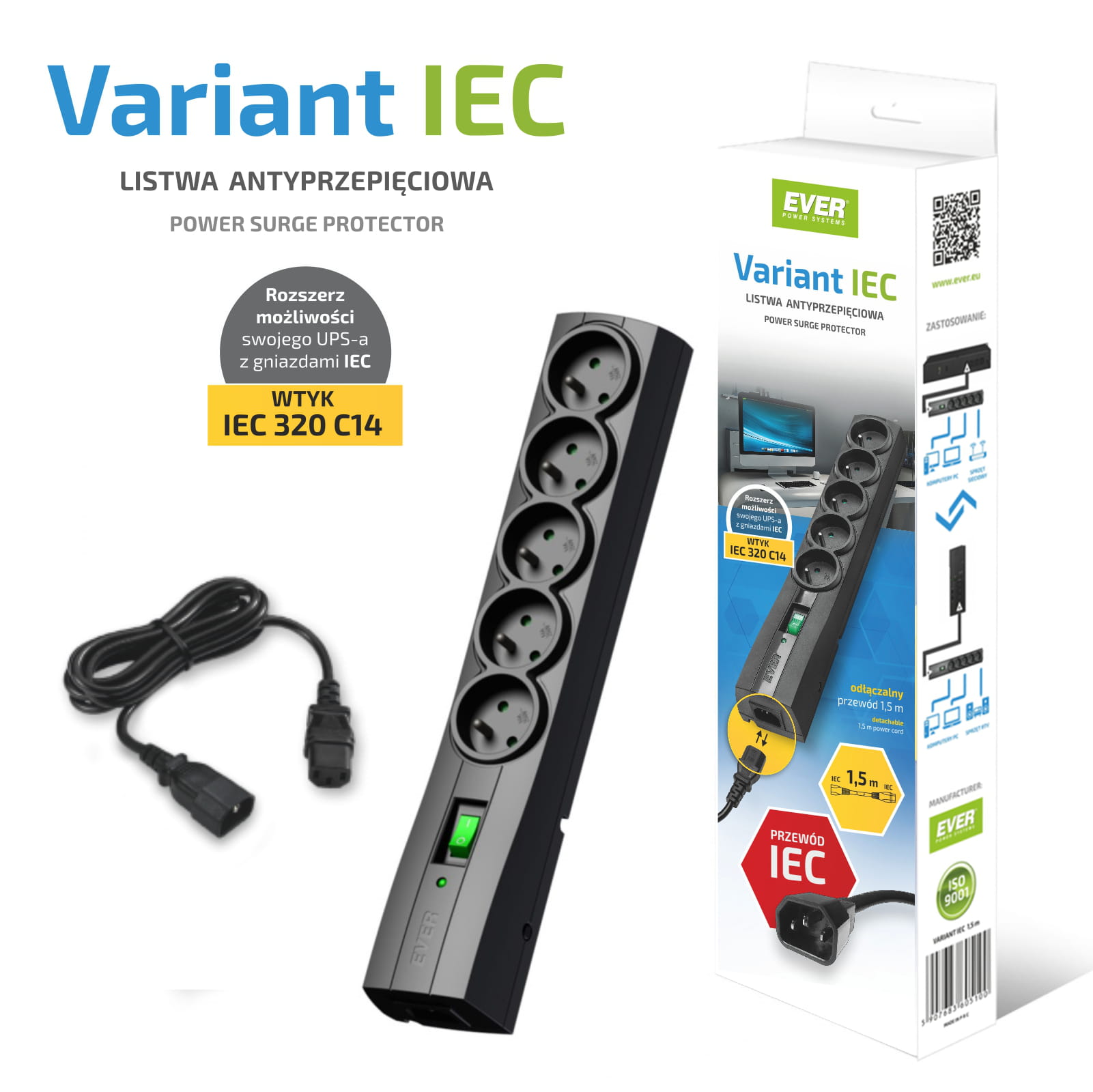 LISTWA ANTYPRZEPIĘCIOWA EVER VARIANT IEC-1158744