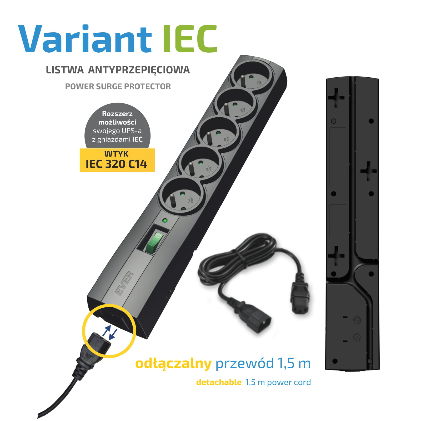 LISTWA ANTYPRZEPIĘCIOWA EVER VARIANT IEC-1158747