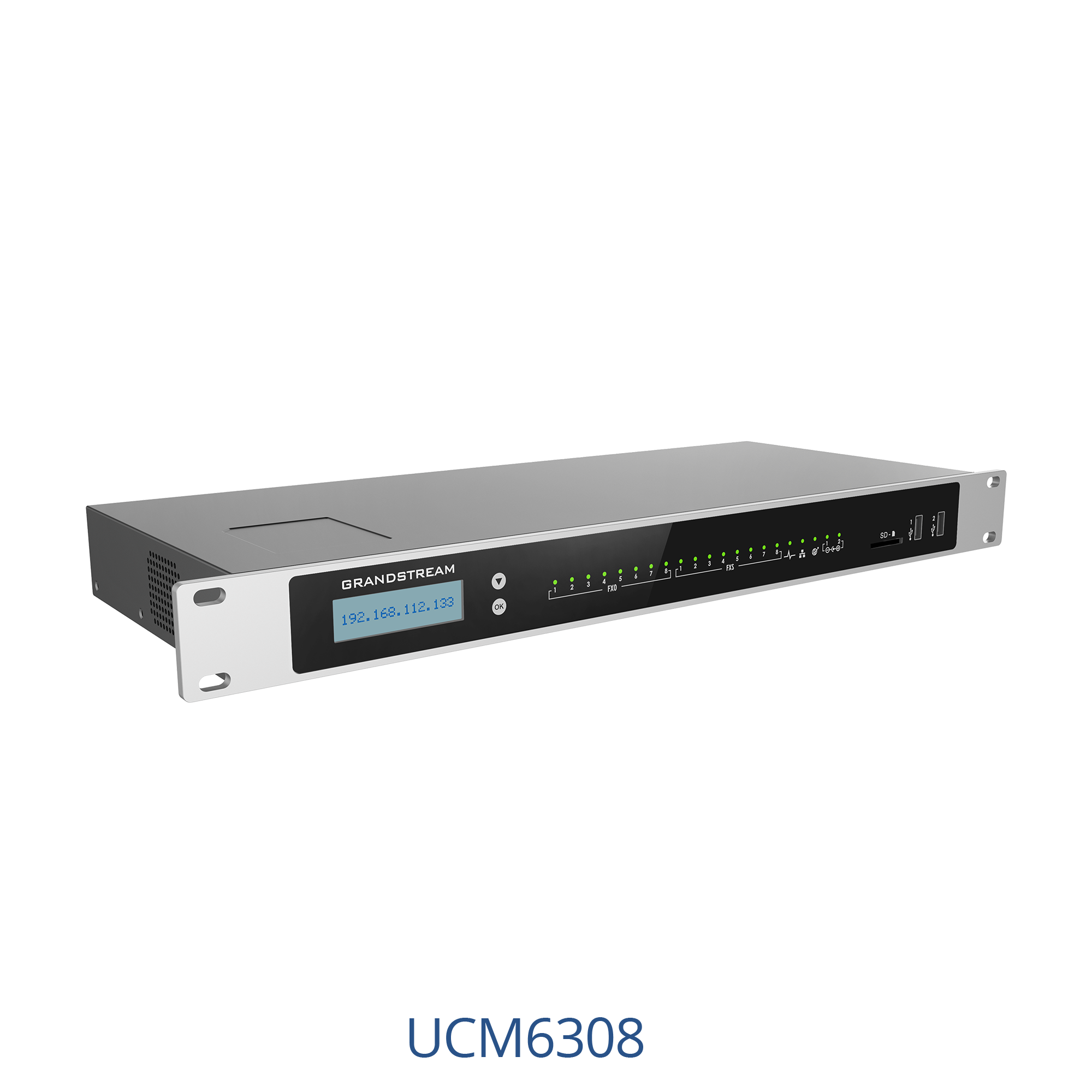IP PBX UCM6308 (8x FXO, 8x FXS, 450 jednoczesnych połączeń, 3000 SIP users)-1191019