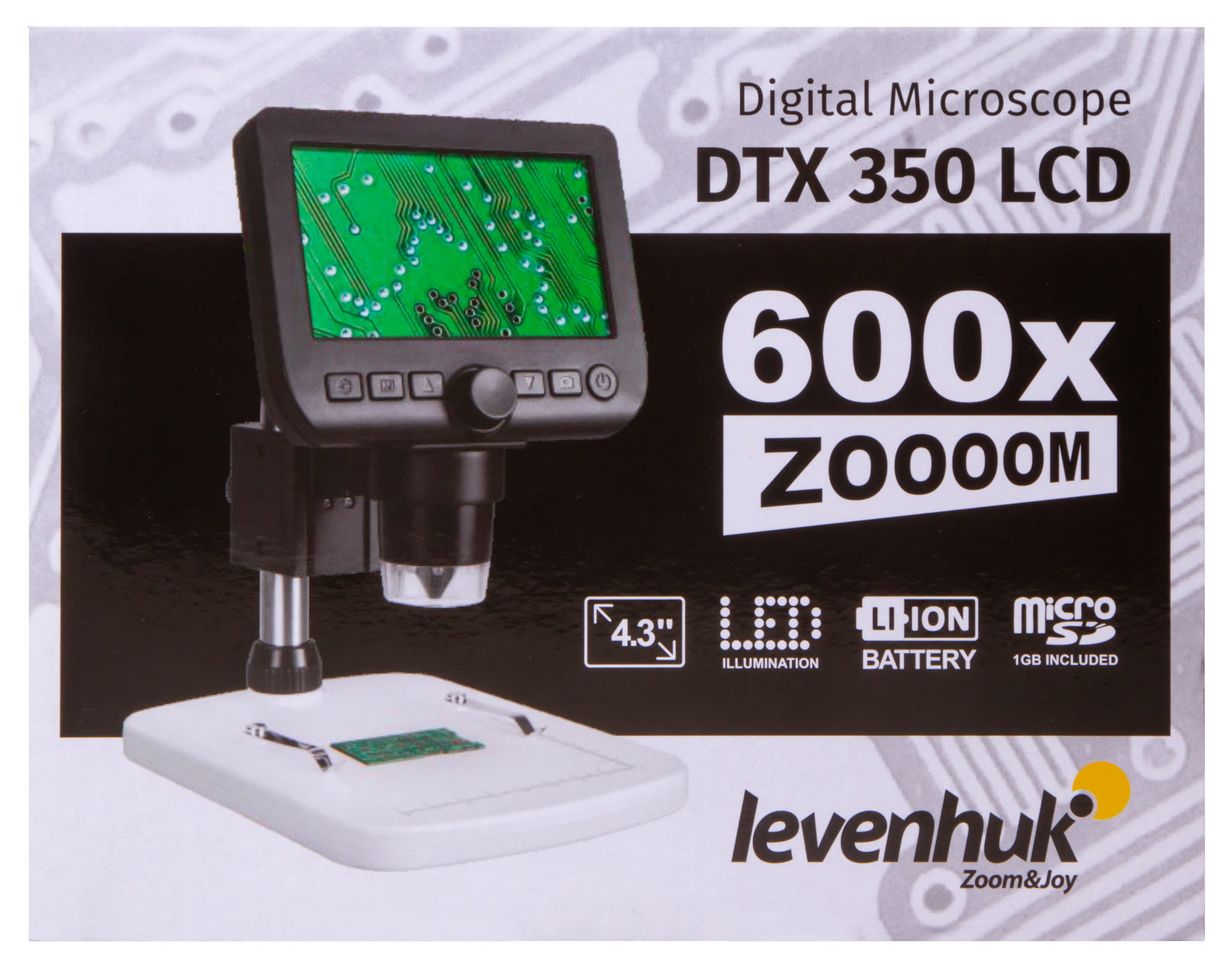 Mikroskop cyfrowy Levenhuk DTX 350 LCD-1439587