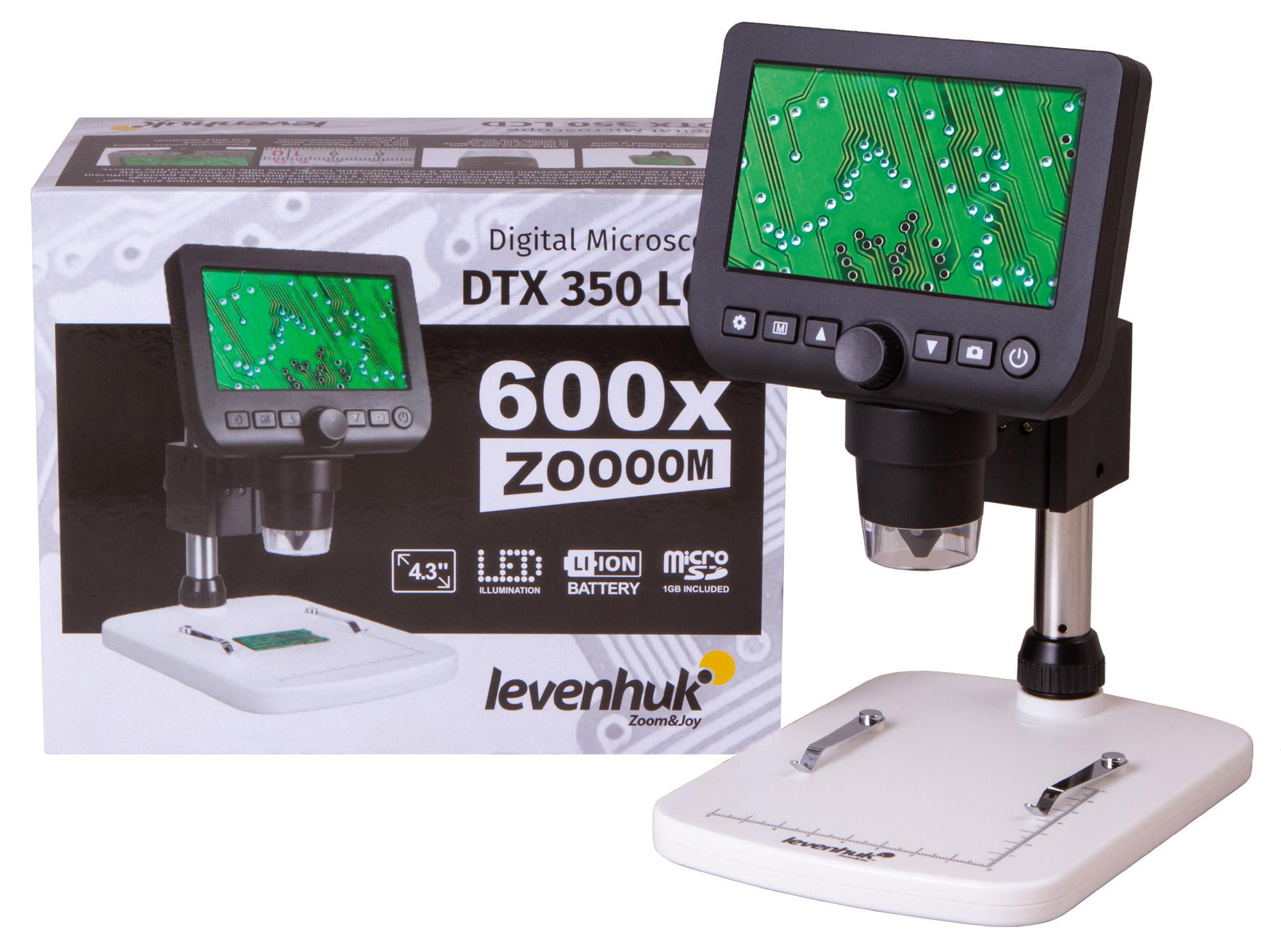 Mikroskop cyfrowy Levenhuk DTX 350 LCD-1439585