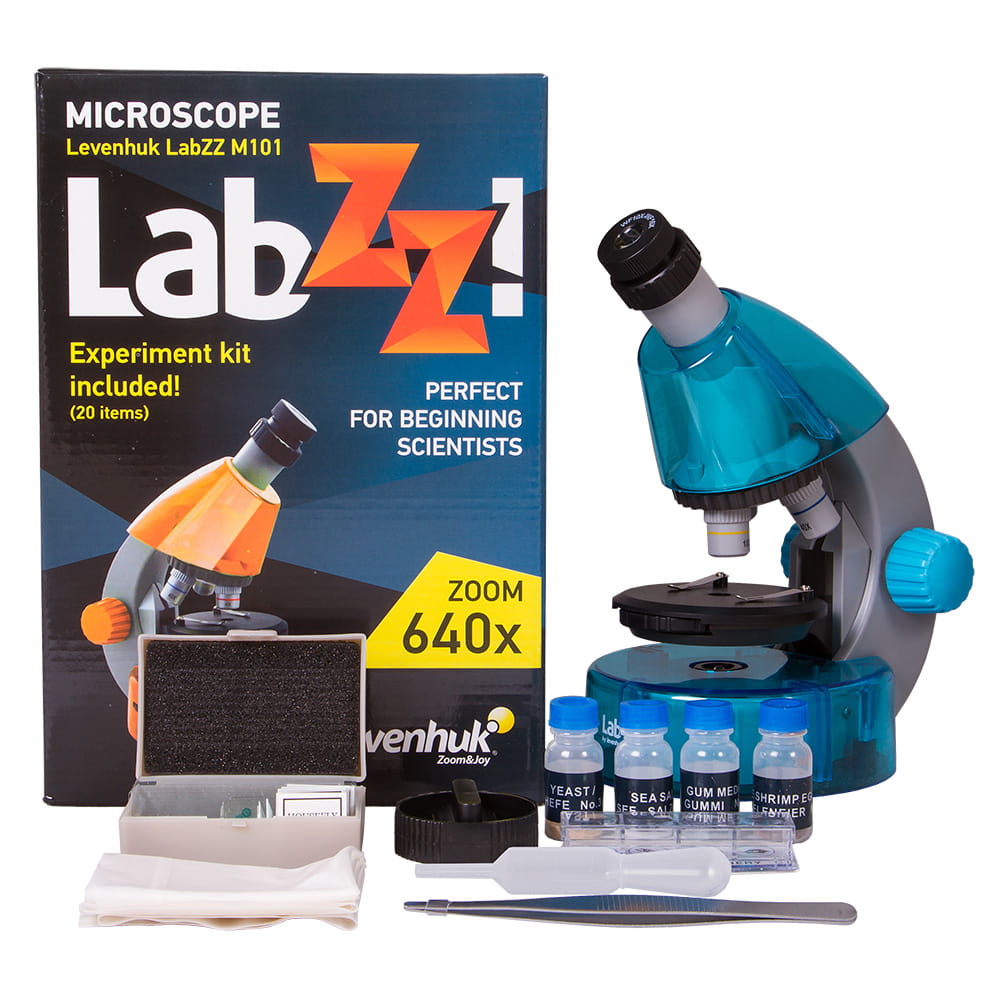 (PL) Mikroskop Levenhuk LabZZ M101 Azure\Lazur-1443377