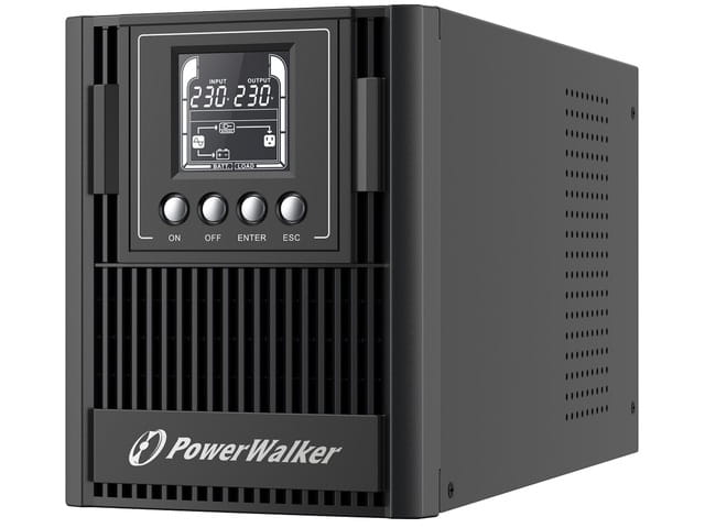 UPS POWERWALKER VFI 1000 AT FR ON-LINE 1000VA 3X 230V PL USB-B RS-232 LCD TOWER EPO-1151479