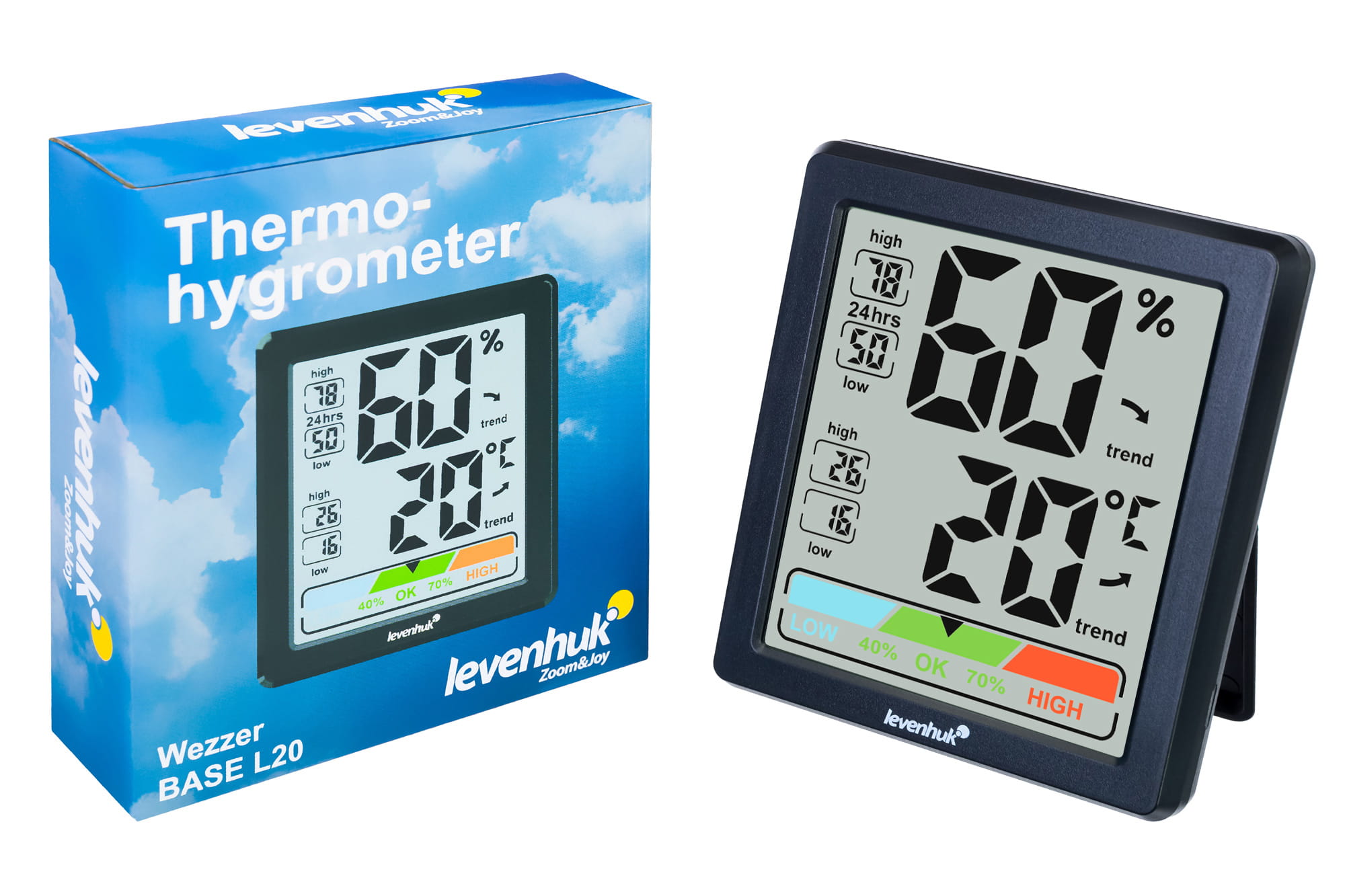 Termohigrometr Levenhuk Wezzer BASE L20-1452780