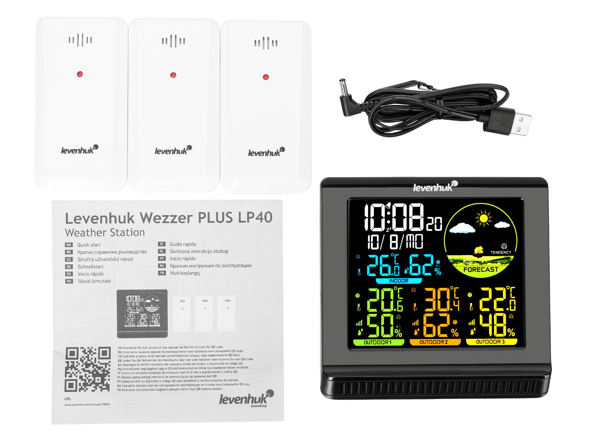 Stacja meteorologiczna Levenhuk Wezzer PLUS LP40-1452726