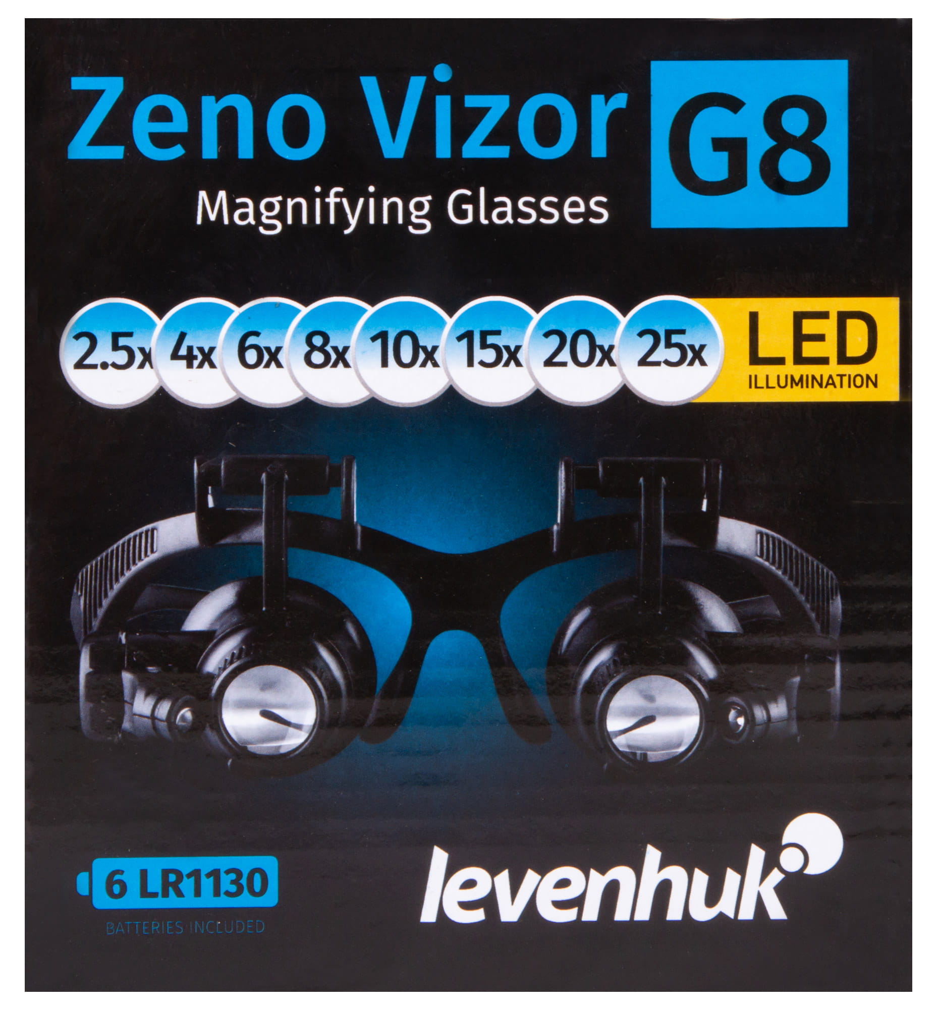 Okulary powiększające Levenhuk Zeno Vizor G8-1458688