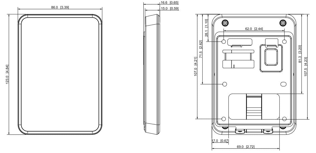 CZYTNIK ZBLIŻENIOWY Z KLAWIATURĄ ASR2101A DAHUA-1325065