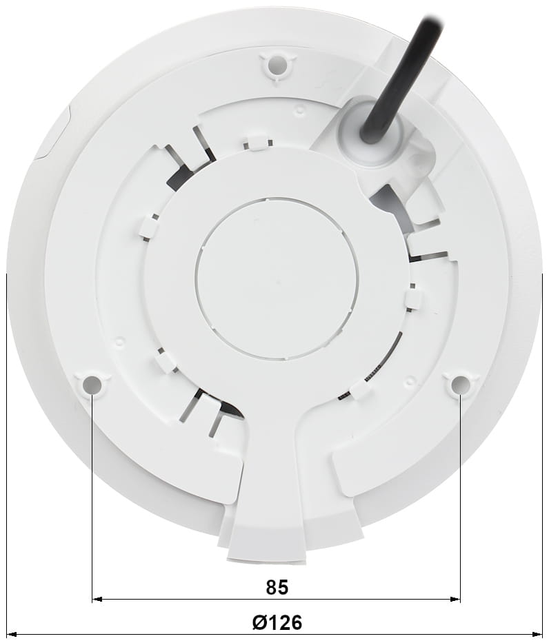 KAMERA AHD, HD-CVI, HD-TVI, PAL HAC-EW2501-0140B - 5Mpx 1.4mm - Fish Eye DAHUA-1339542