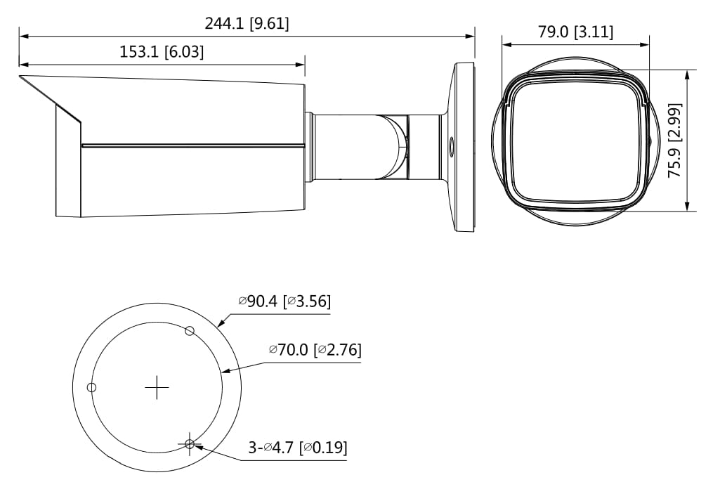 KAMERA AHD, HD-CVI, HD-TVI, PAL HAC-HFW2501TU-Z-A-27135-S2 - 5Mpx 2.7... 13.5mm - MOTOZOOM DAHUA-1327564