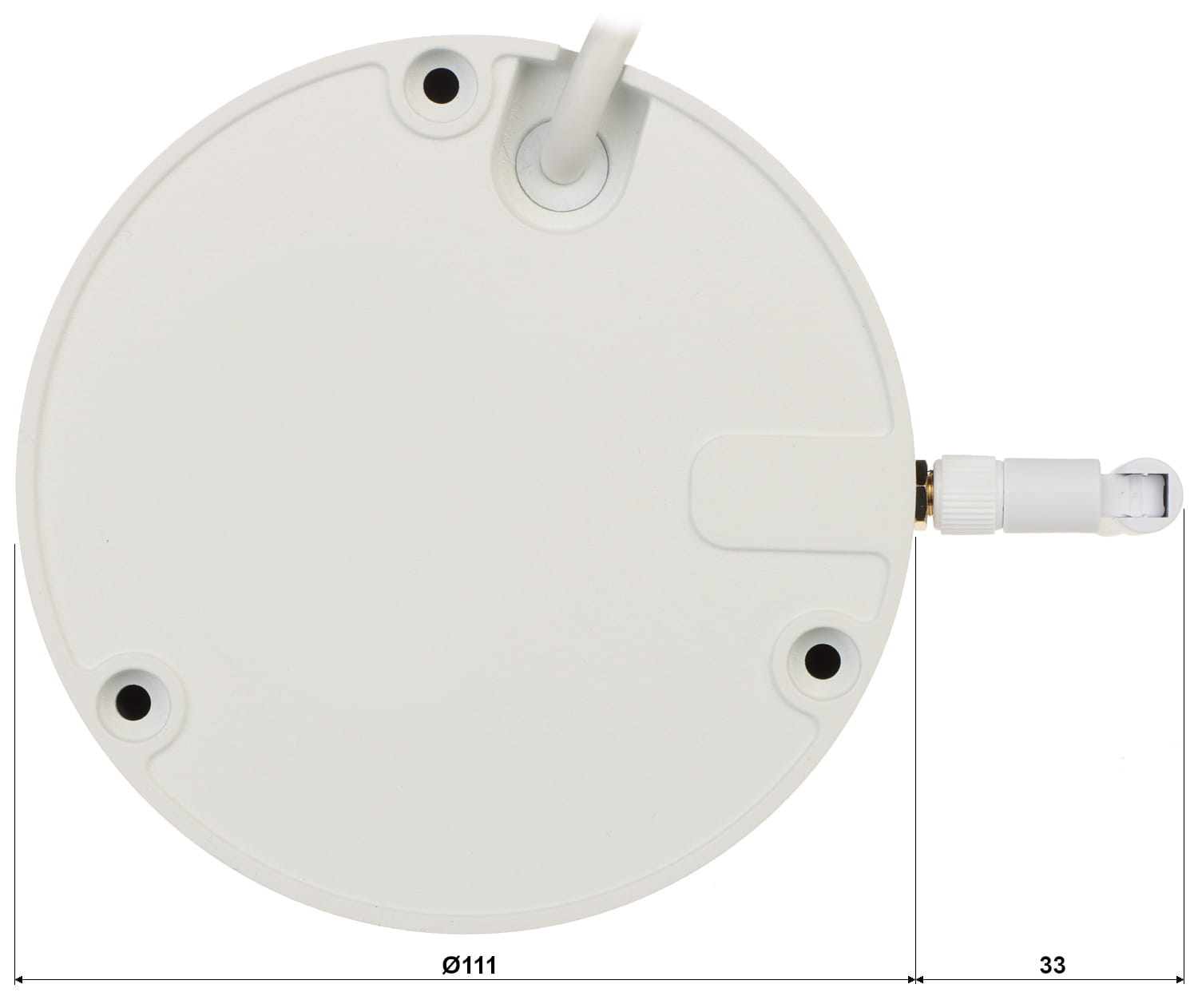 KAMERA WANDALOODPORNA IP IPC-HDBW1230DE-SW-0360B Wi-Fi - 1080p 3.6mm DAHUA-1319355