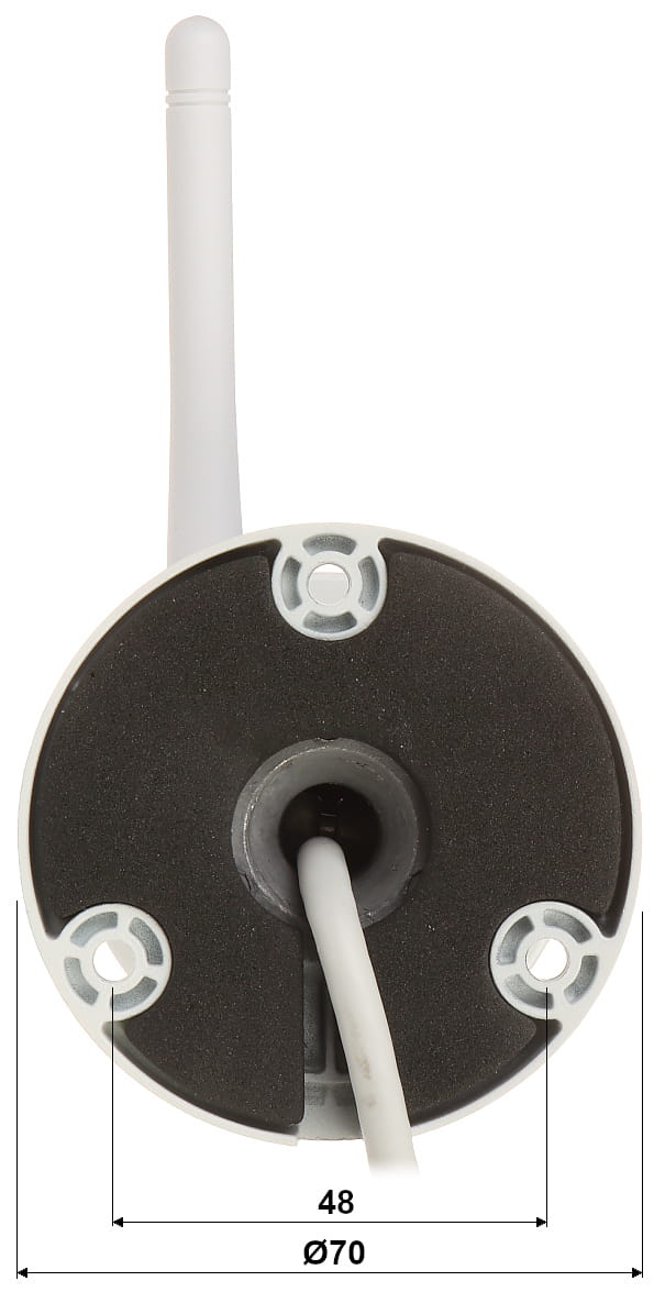 KAMERA IP IPC-HFW1230DS-SAW-0360B Wi-Fi - 1080p 3.6mm DAHUA-1319029