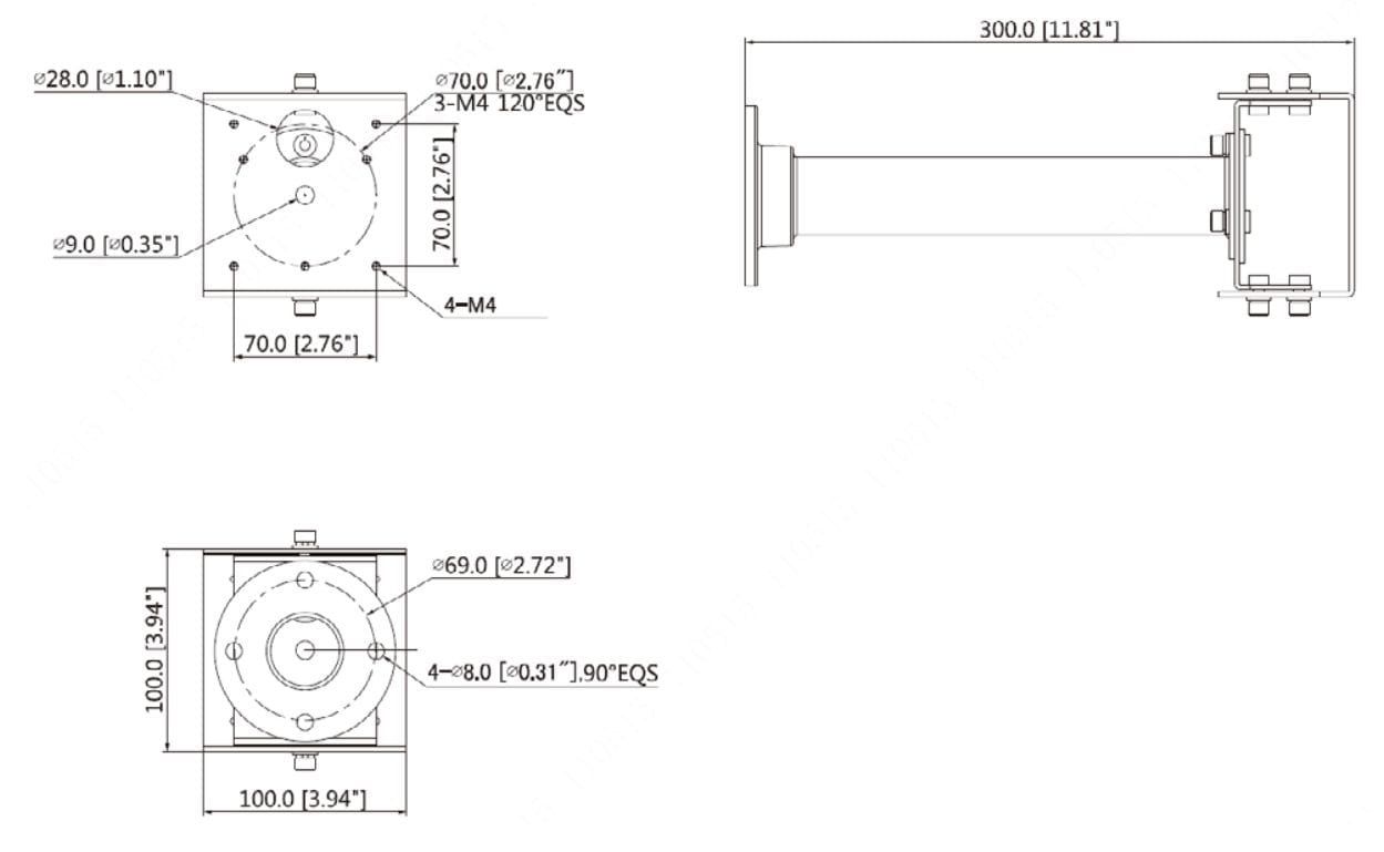 UCHWYT KAMERY PFB129W DAHUA-1325177