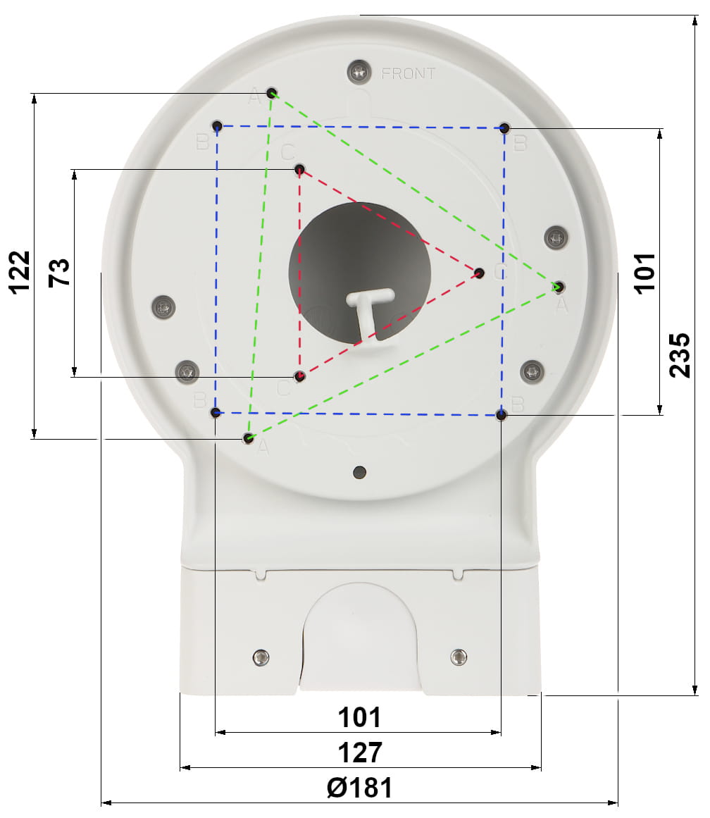 UCHWYT DO KAMER KULISTYCH PFB211W DAHUA-1330545