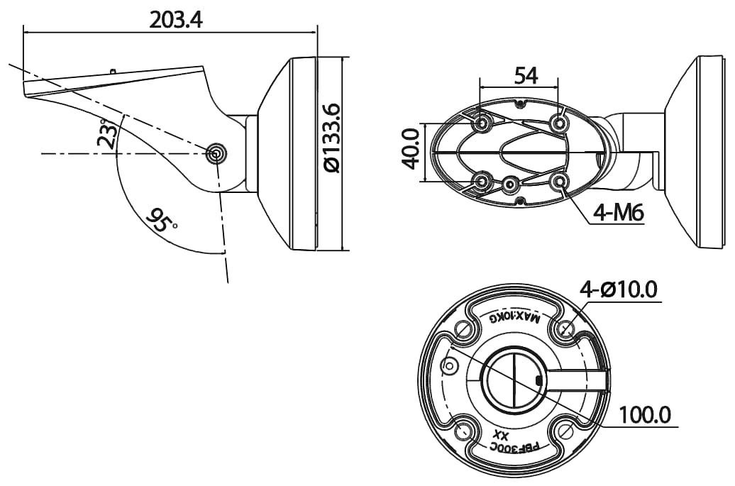 UCHWYT OBUDOWY PFB601W DAHUA-1348550