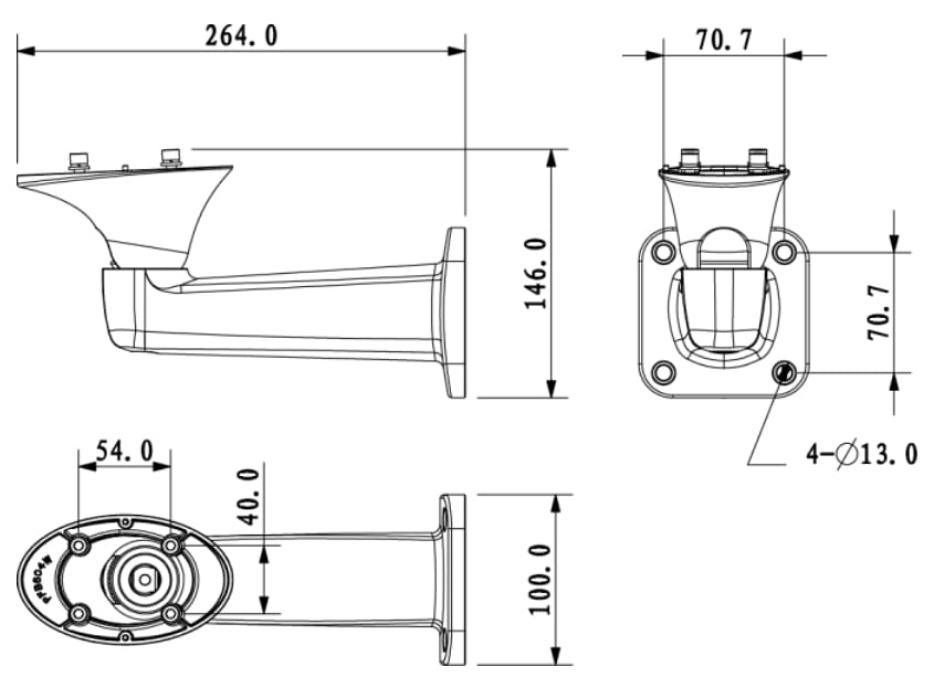 UCHWYT OBUDOWY PFB604W DAHUA-1348556