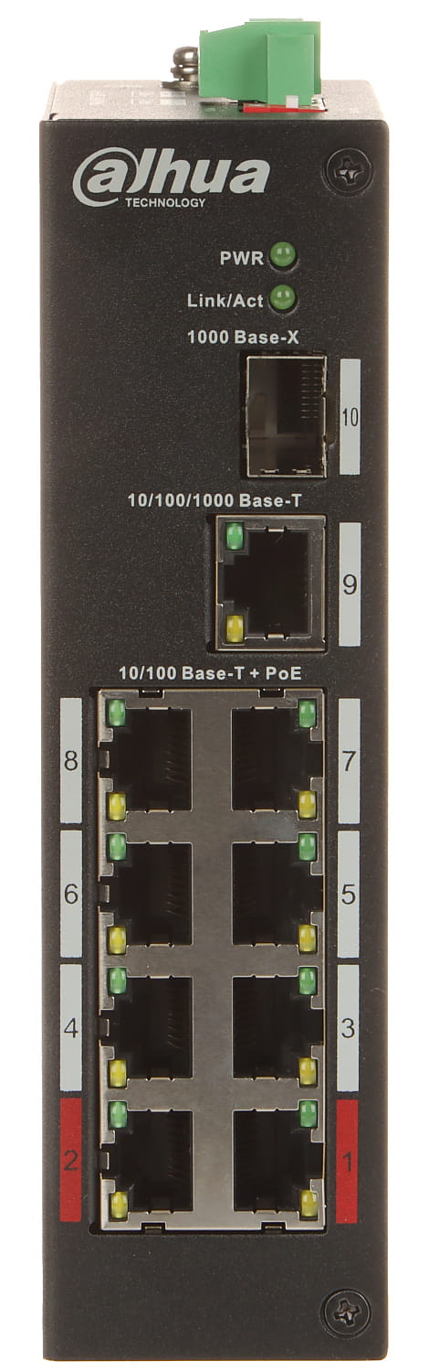 SWITCH PRZEMYSŁOWY POE PFS3110-8ET-96-V2 8-PORTOWY SFP DAHUA-1326285