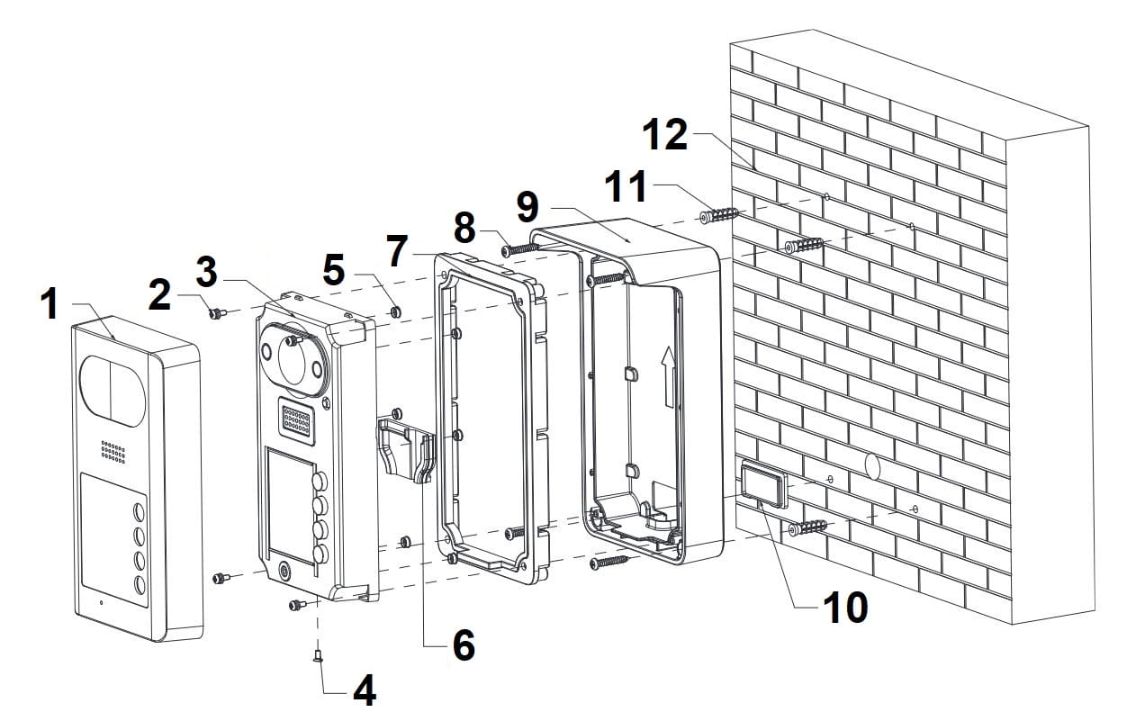 OBUDOWA NATYNKOWA VTM07R DAHUA-1323251