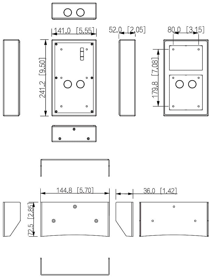 OBUDOWA NATYNKOWA VTM52R2 DAHUA-1323600