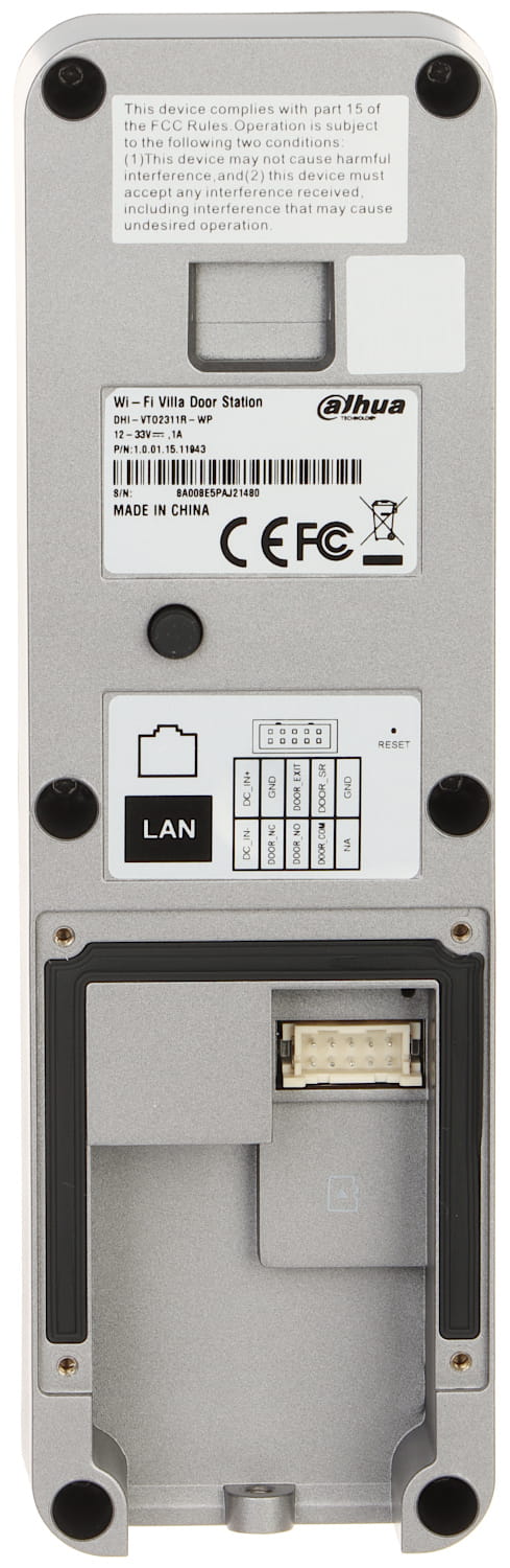 WIDEODOMOFON VTO2311R-WP Wi-Fi / IP DAHUA-1319227