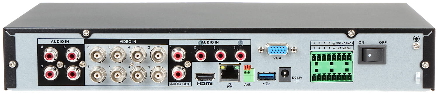 REJESTRATOR AHD, HD-CVI, HD-TVI, CVBS, TCP/IP XVR7108HE-4KL-I 8 KANAŁÓW DAHUA-1337709