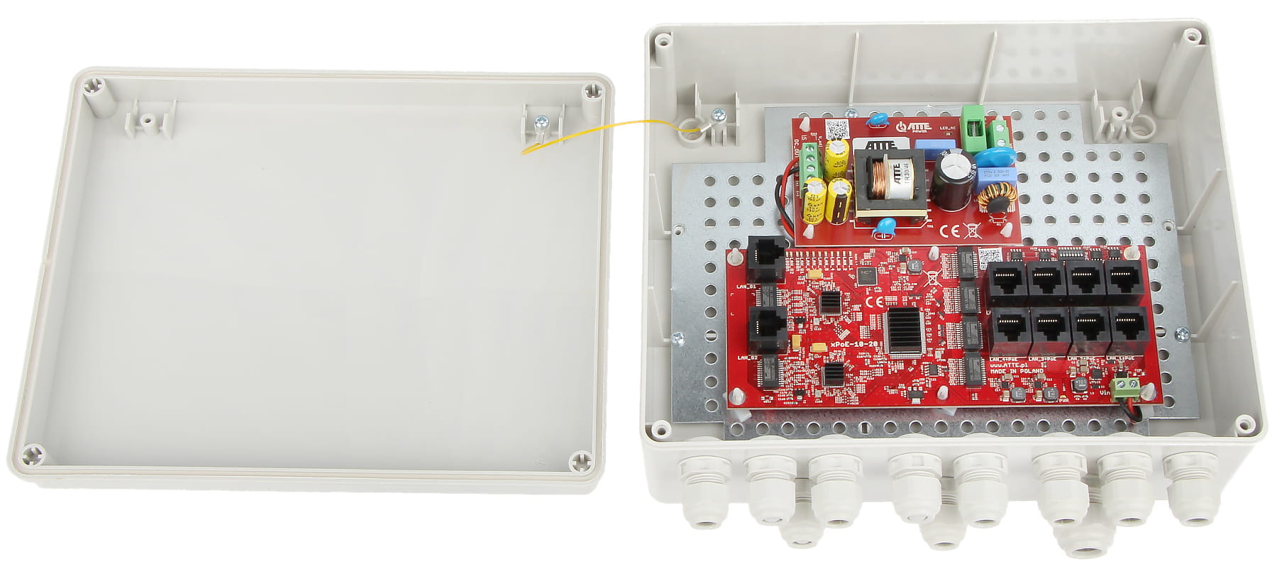 SWITCH POE IP-8-20-L2 8-PORTOWY ATTE-1331716