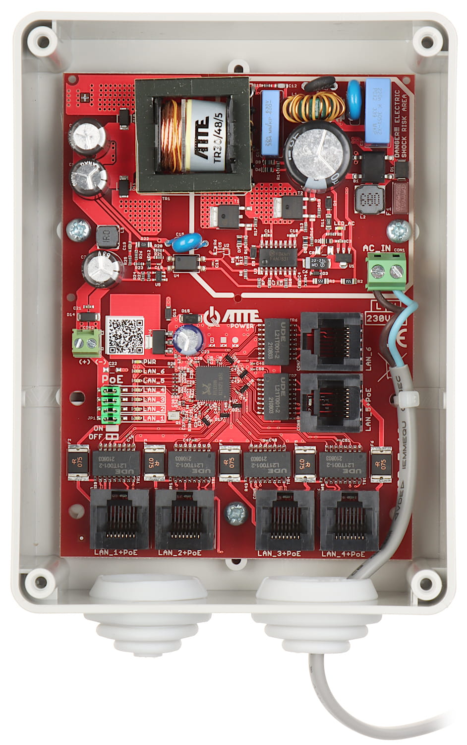 SWITCH POE IPB-5-10A-S4 5-PORTOWY ATTE-1322122