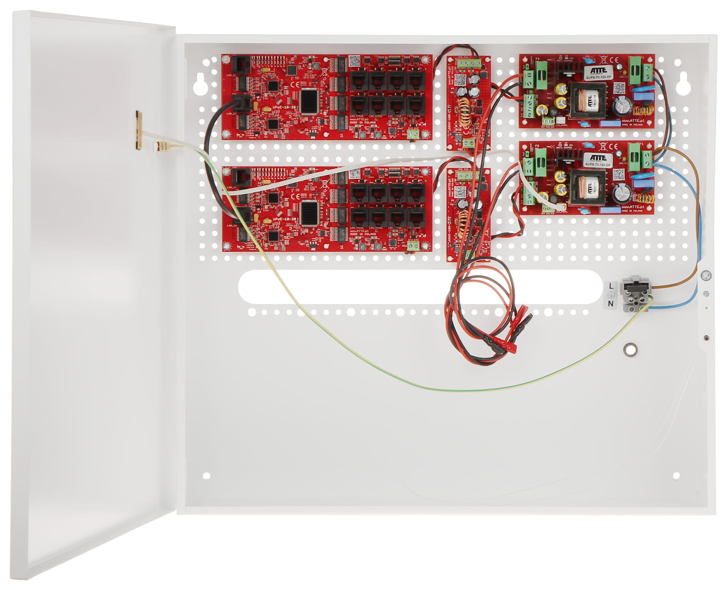 SWITCH POE Z ZASILACZEM BUFOROWYM IPUPS-16-20-H 16-PORTOWY ATTE-1336804