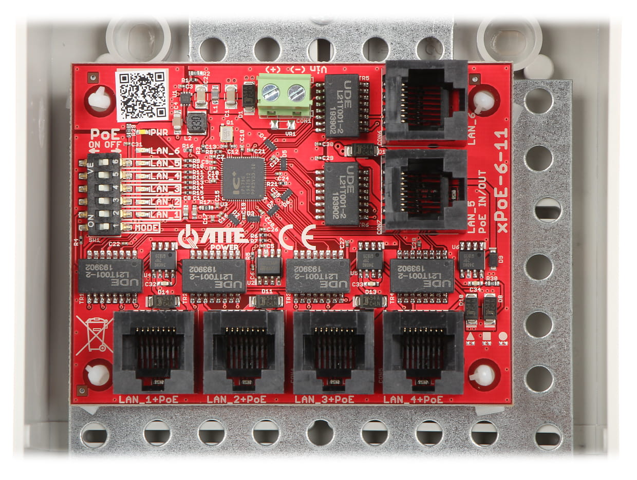 SWITCH POE XPOE-6-11-S2 5-PORTOWY ATTE-1331755