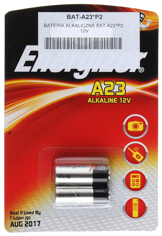 BATERIA ALKALICZNA BAT-A23*P2 12V A23 ENERGIZER-1351474