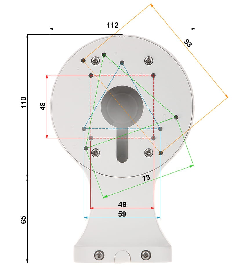 UCHWYT KAMERY BD-B173-1342156