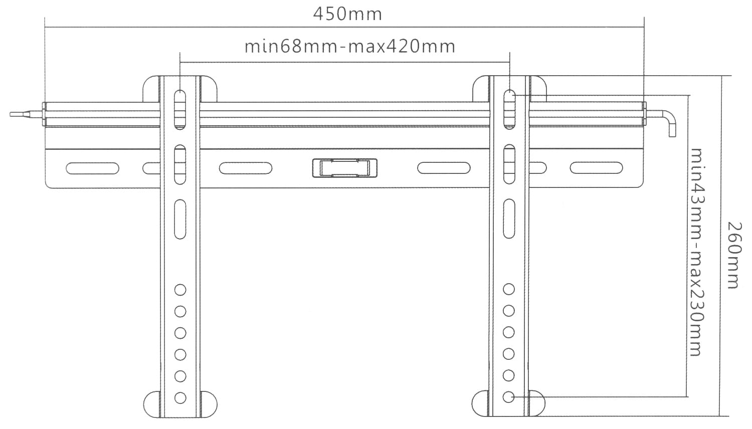UCHWYT DO TELEWIZORA LUB MONITORA BS-106S-1519031