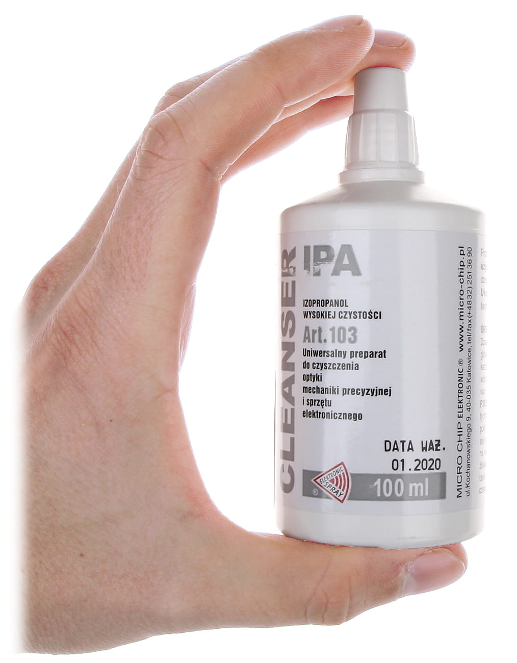 ALKOHOL IZOPROPYLOWY CLEANSER-IPA/100 BUTELKA 100ml-1345609