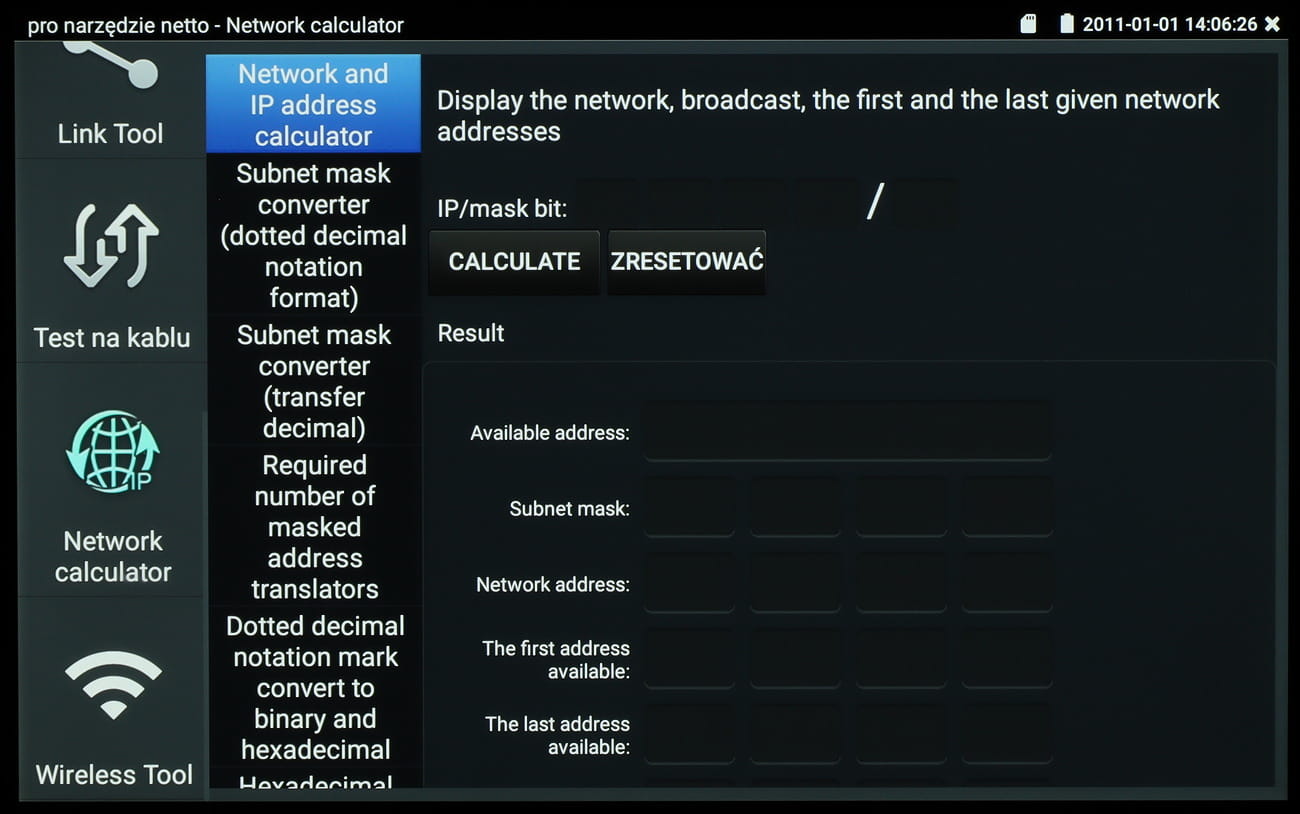 WIELOFUNKCYJNY TESTER CCTV CS-H8-70H-1345805