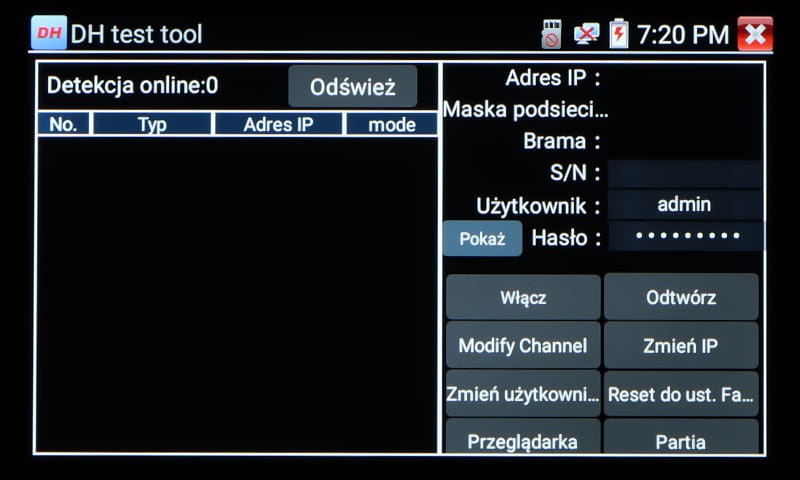 WIELOFUNKCYJNY TESTER CCTV CS-HB-45W-1322593