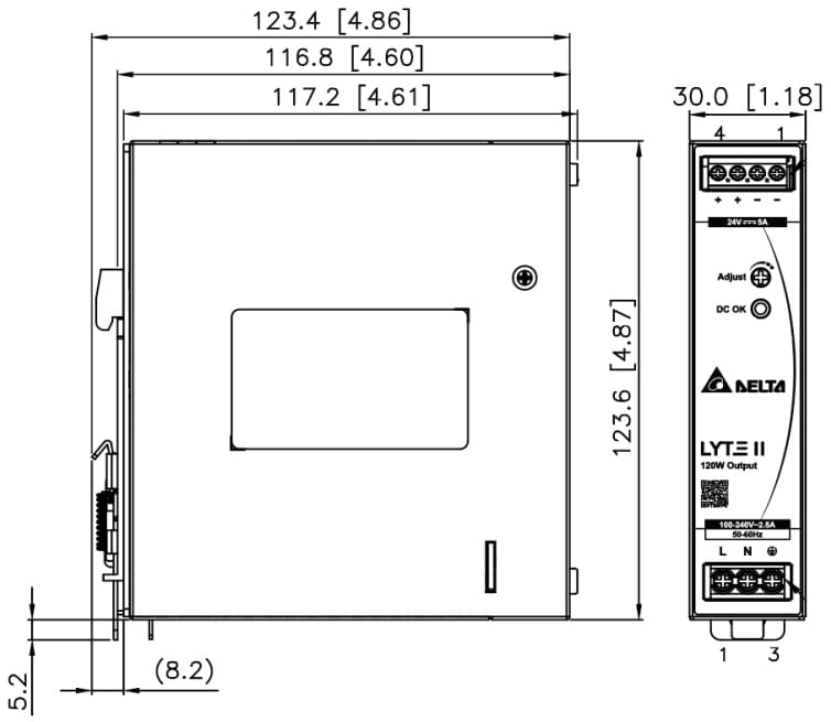 ZASILACZ IMPULSOWY DRL-12V120W-1EN-1445950