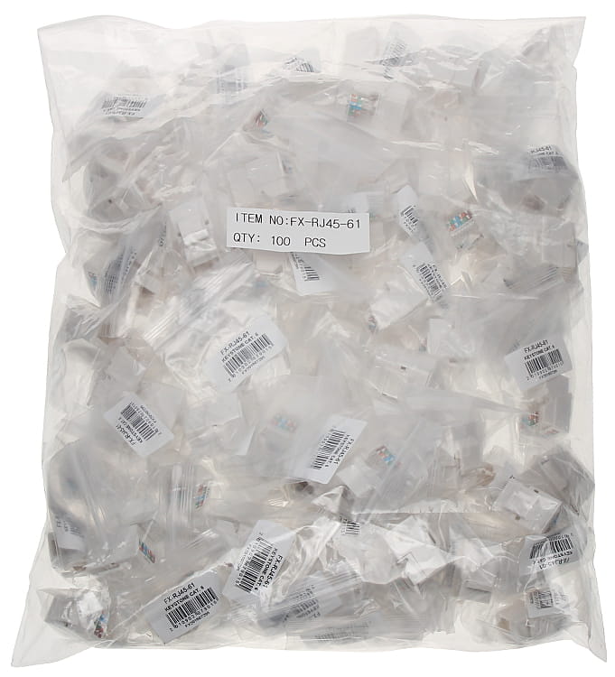 ZŁĄCZE KEYSTONE FX-RJ45-61*P100-1349848