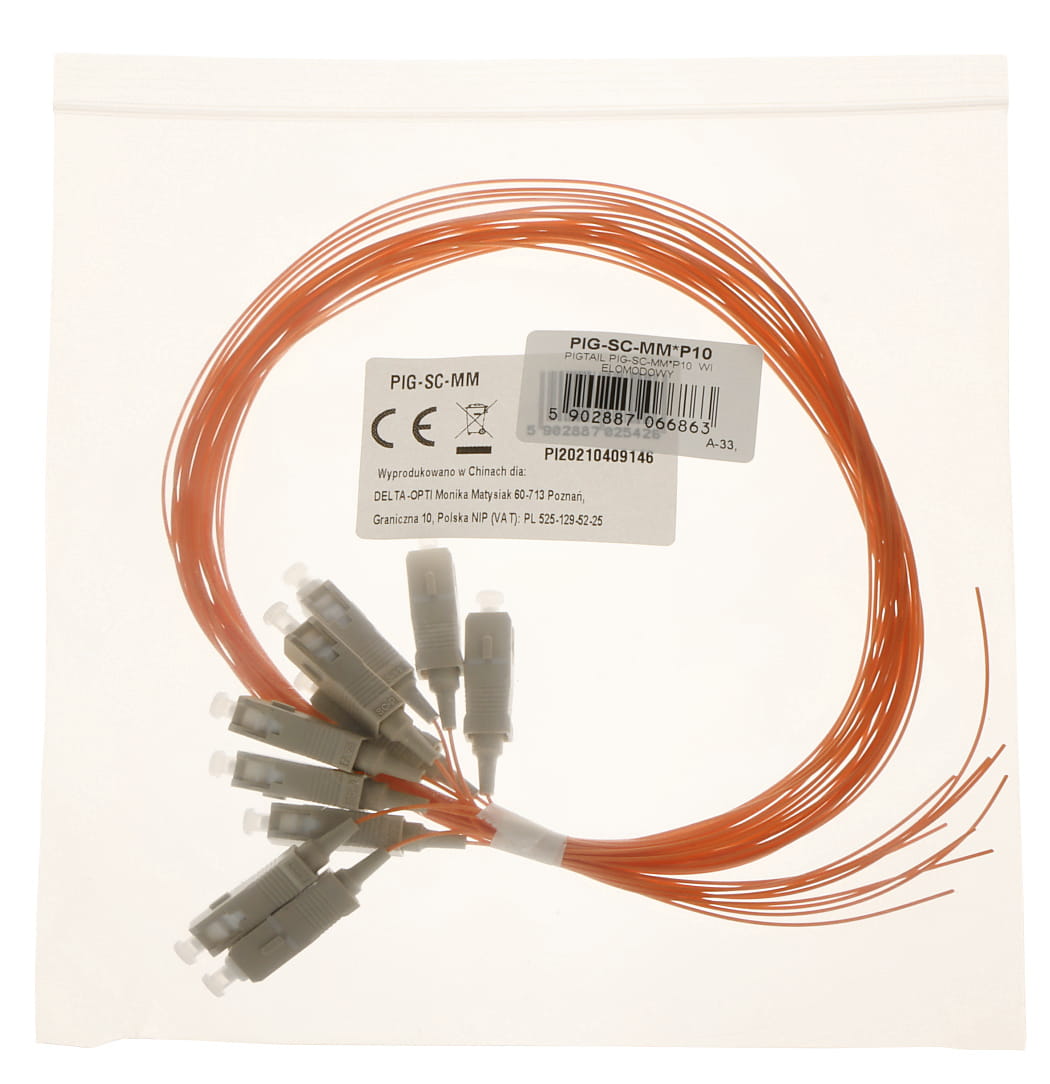 PIGTAIL WIELOMODOWY WTYK SC 50/125 PIG-SC-MM*P10-1326117