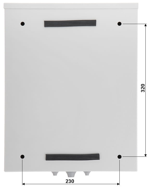 HERMETYCZNA SZAFA RACK WISZĄCA R10-6U/230/H-1345739