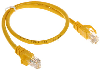 PATCHCORD RJ45/0.5-YELLOW 0.5m-1354092