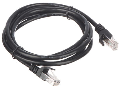 PATCHCORD RJ45/1.8-BLACK 1.8m-1354144