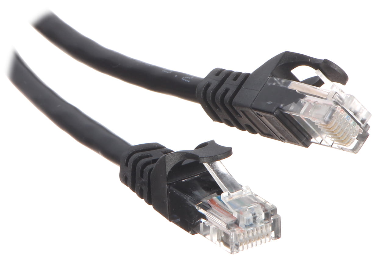 PATCHCORD RJ45/1.8-BLACK 1.8m-1354143