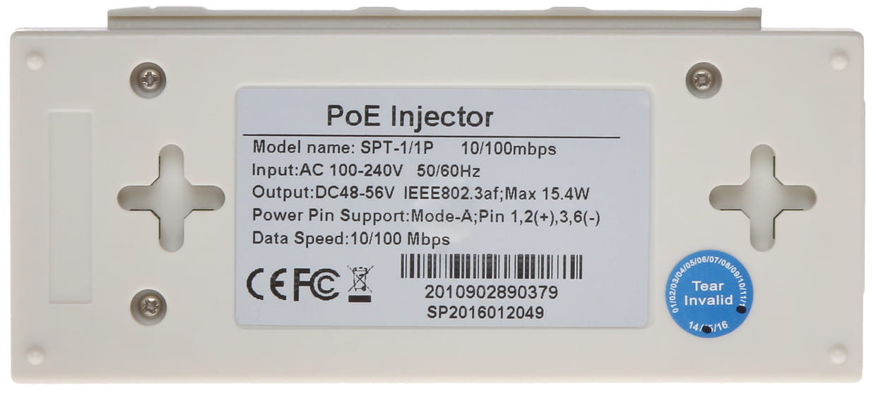 ZASILACZ POE SPT-1/1P 15.4W-1349475