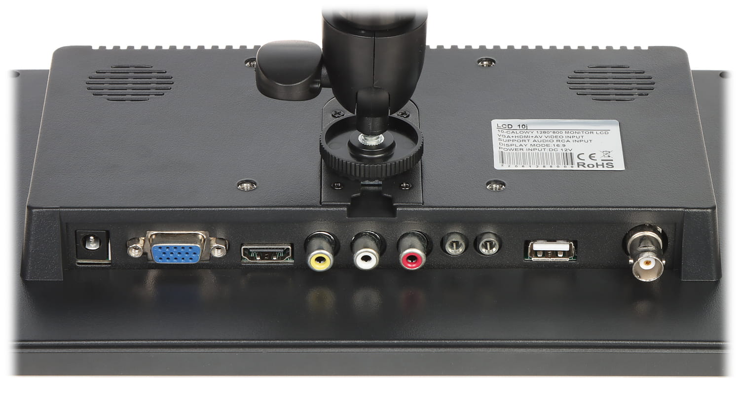 MONITOR VGA, HDMI, AUDIO, 2XVIDEO, PILOT TFT-10/CCTV 10"-1518963