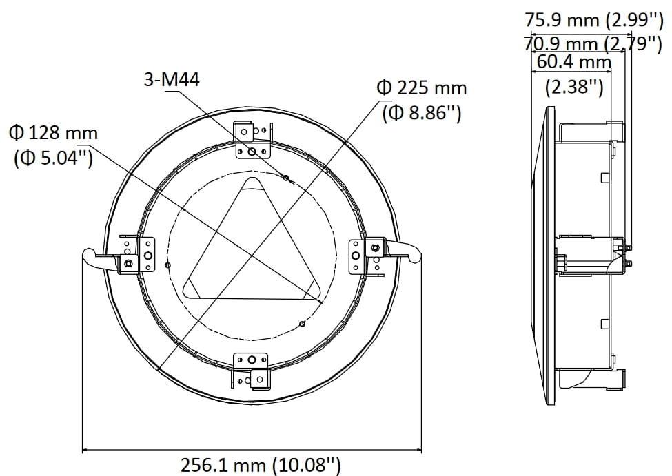 UCHWYT SUFITOWY DO KAMER KULISTYCH DS-1227ZJ-DM44 Hikvision-1319737